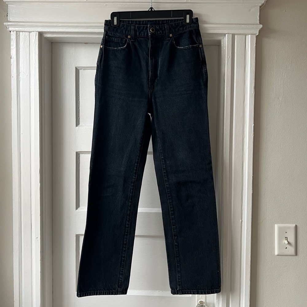 KHAITE Abigail Black Jeans